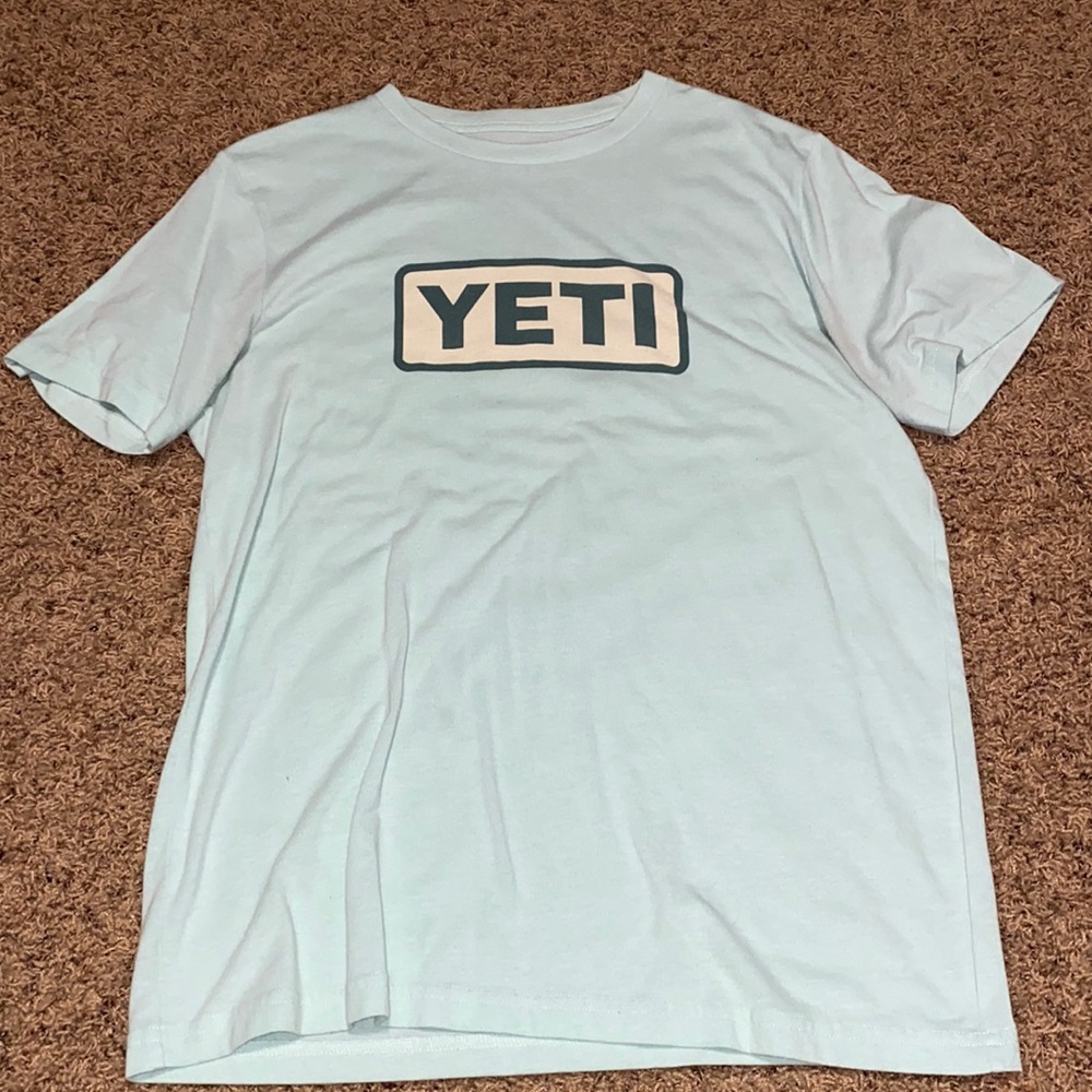 Men’s Yeti Neon Green Shirt - Size Medium
